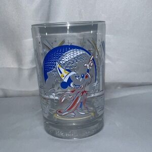 Walt Disney World 25th Anniversary Remember The Magic Promo Glass w/ Mickey